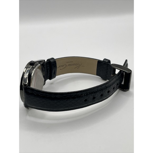 Kenneth Cole New York Women's Quartz Watch KC2669 Leather Band- New Battery - Picture 7 of 7
